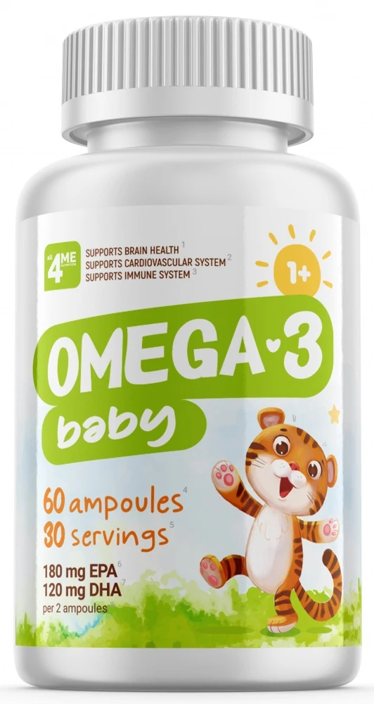 Антиоксидант 4Me Nutrition Omega-3 baby (1+)