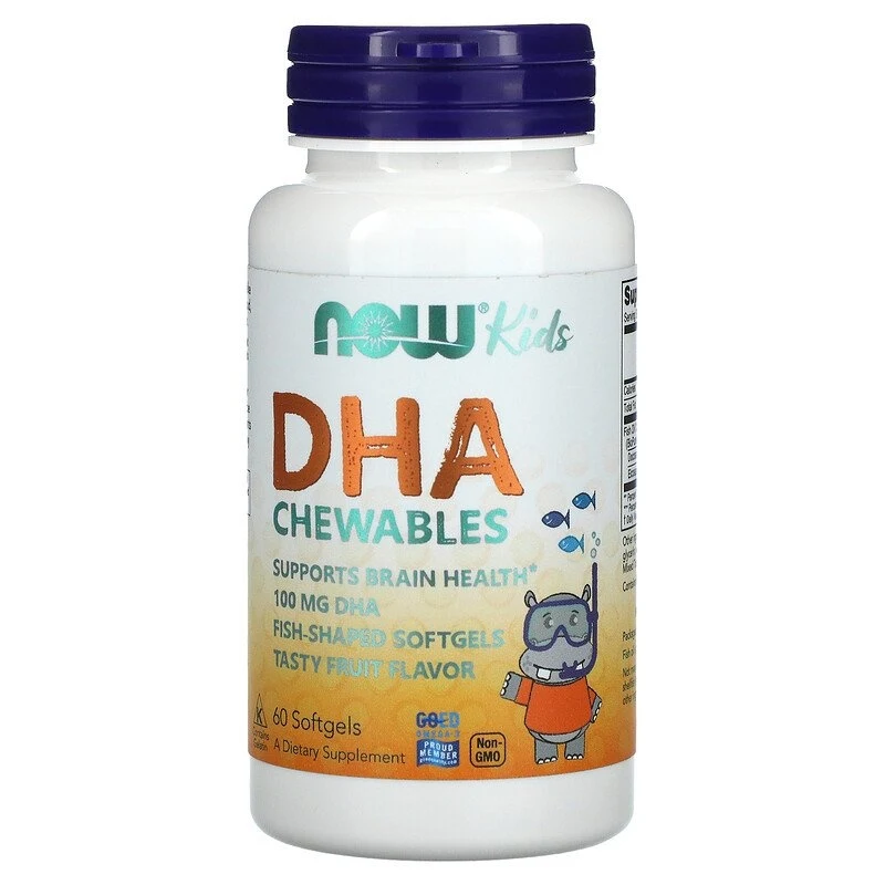 Антиоксидант NOW Kids DHA Chewables
