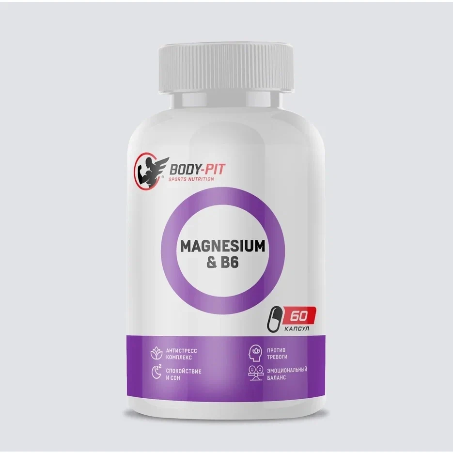 Витамины Body-Pit vitamin Magnesium &B6