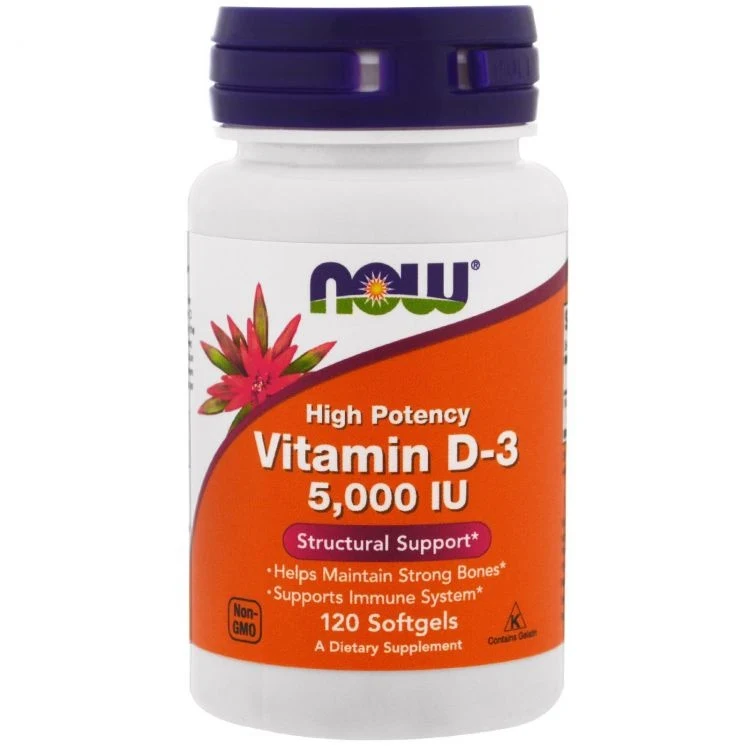 Витамины NOW Vitamin D-3 2000